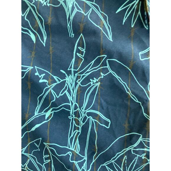 Billabong Swim Trunks 38 Hawaiian Floral Drawstring Recycler Pro Blue Shorts - Picture 5 of 13